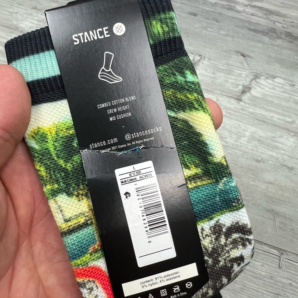 Stance NWT Dwayne Wade Miami Flamingo Pattern Socks - Picture 3 of 4